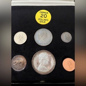 1867-1967 Royal Canadian Mint Ottawa 7-Coin Centennial Presentation Set SILVER